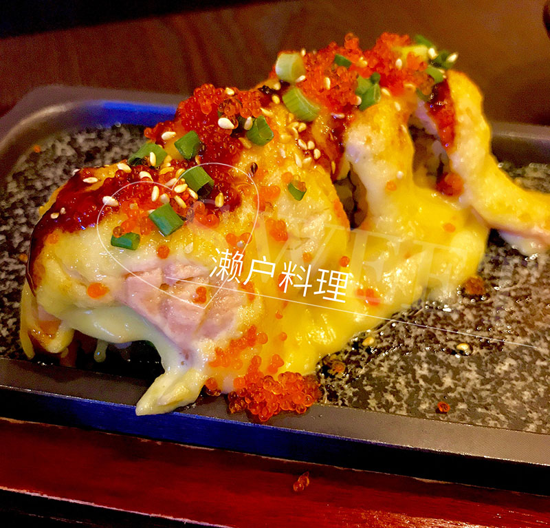 美式三文鱼焗寿司